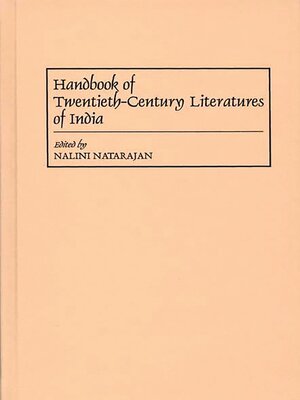 cover image of Handbook of Twentieth-Century Literatures of India